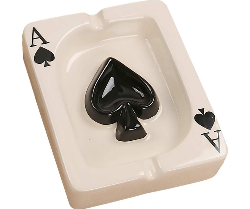 Ceramic Tabletop Ashtray – Stylish & Durable Home and Office Decor, Easy to Clean, Perfect Gift