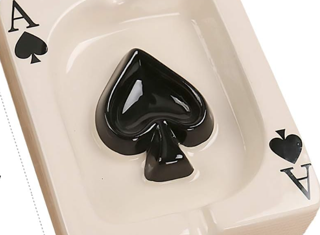 Ceramic Tabletop Ashtray – Stylish & Durable Home and Office Decor, Easy to Clean, Perfect Gift