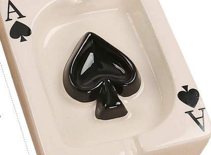 Ceramic Tabletop Ashtray – Stylish & Durable Home and Office Decor, Easy to Clean, Perfect Gift