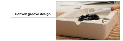 Ceramic Tabletop Ashtray – Stylish & Durable Home and Office Decor, Easy to Clean, Perfect Gift